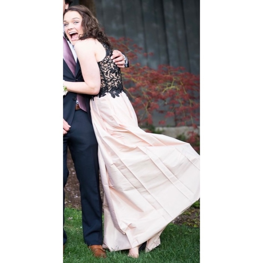 Patricia Bonaldi PatBO Taffeta & Lace Gown - Picture 7 of 11